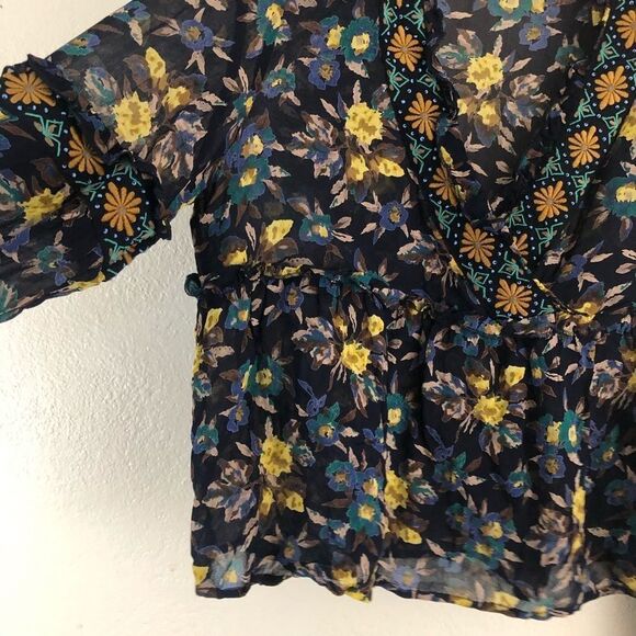 Meadow Row Strasser Floral Print long sleeve S - Picture 6 of 9